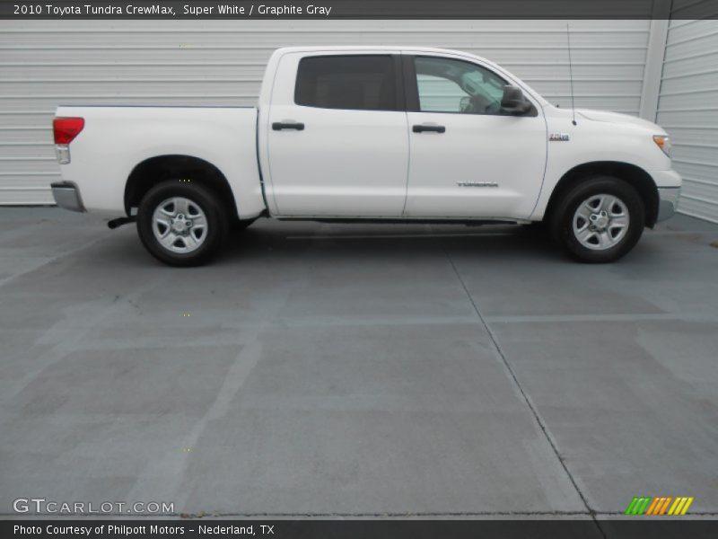 Super White / Graphite Gray 2010 Toyota Tundra CrewMax