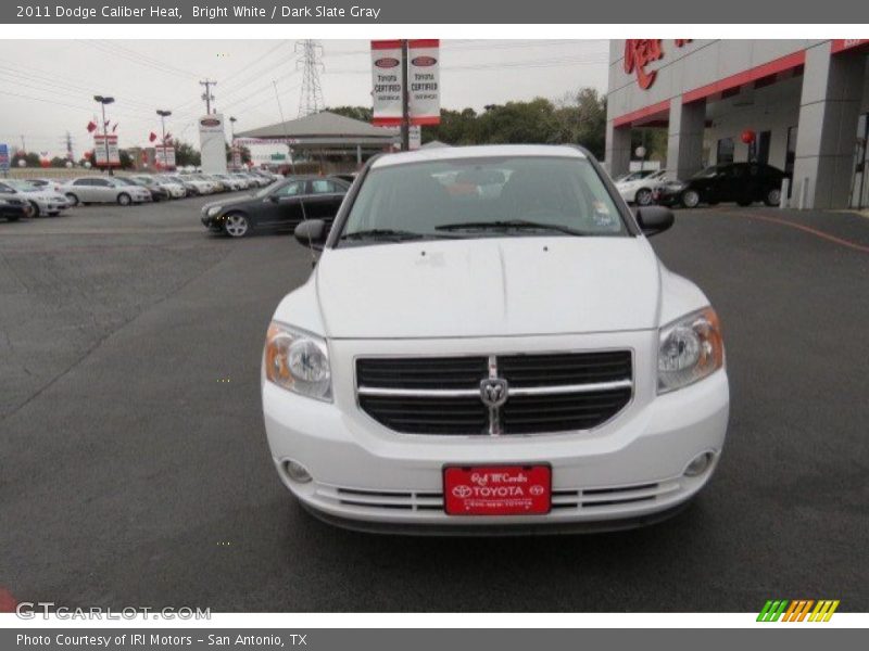 Bright White / Dark Slate Gray 2011 Dodge Caliber Heat