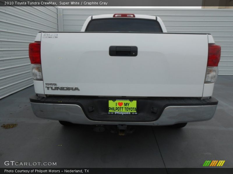 Super White / Graphite Gray 2010 Toyota Tundra CrewMax