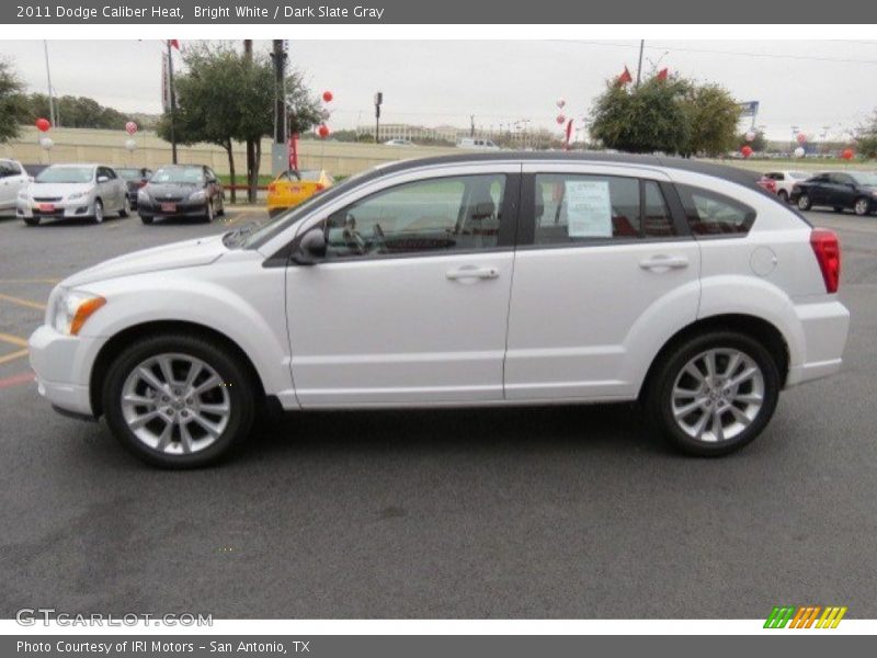 Bright White / Dark Slate Gray 2011 Dodge Caliber Heat