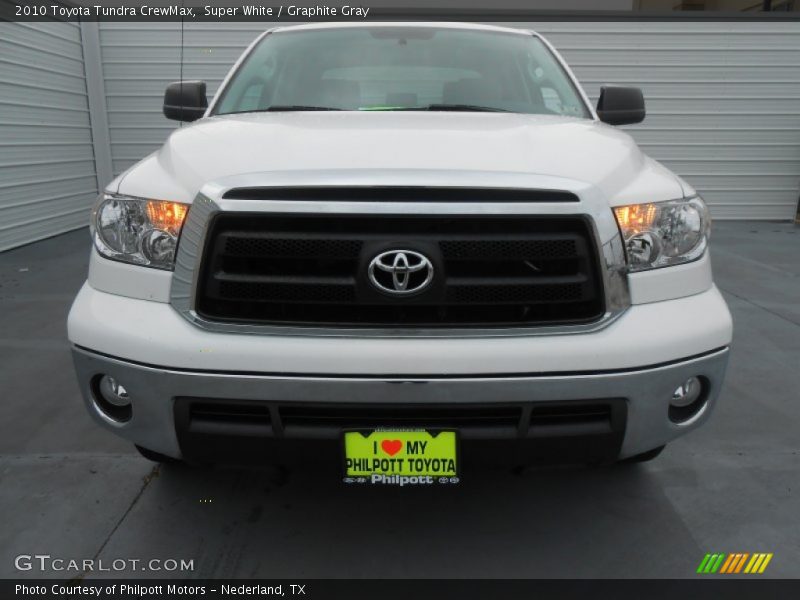 Super White / Graphite Gray 2010 Toyota Tundra CrewMax