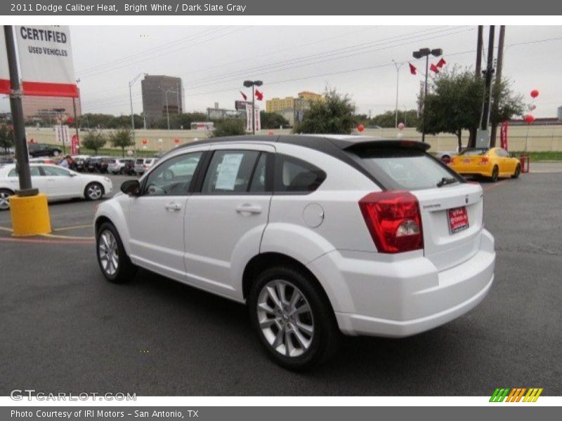 Bright White / Dark Slate Gray 2011 Dodge Caliber Heat