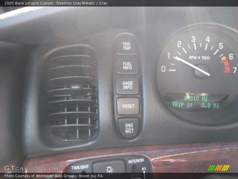 Steelmist Gray Metallic / Gray 2005 Buick LeSabre Custom