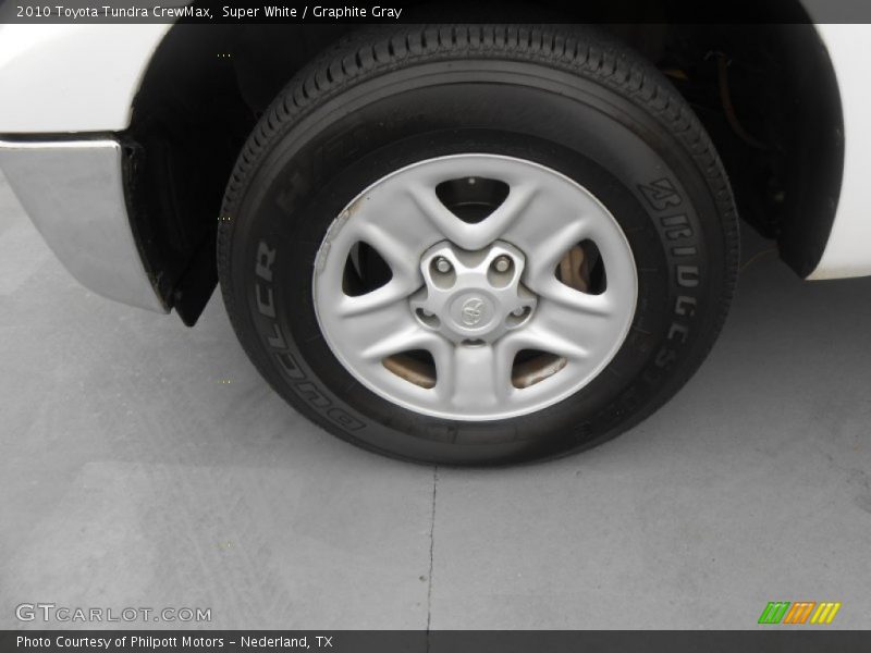 Super White / Graphite Gray 2010 Toyota Tundra CrewMax