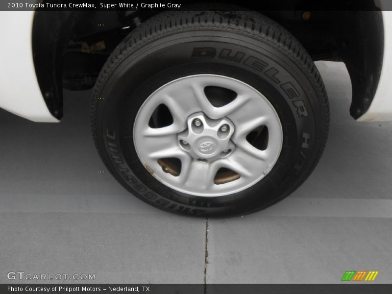 Super White / Graphite Gray 2010 Toyota Tundra CrewMax