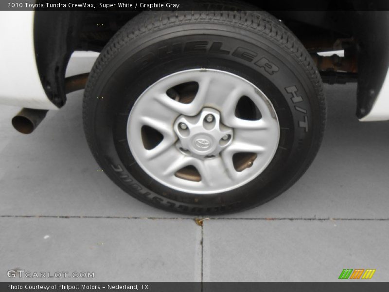 Super White / Graphite Gray 2010 Toyota Tundra CrewMax