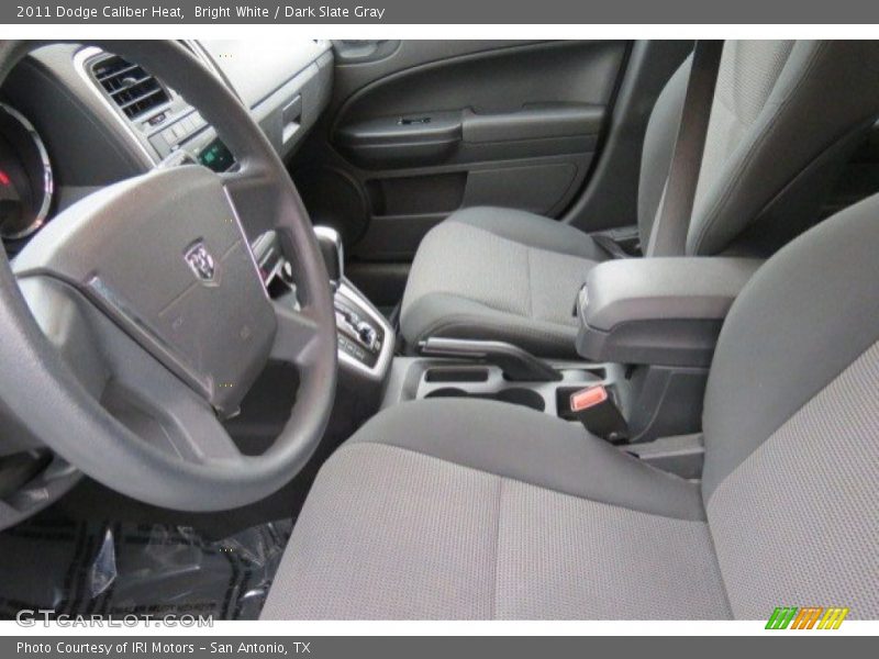 Bright White / Dark Slate Gray 2011 Dodge Caliber Heat