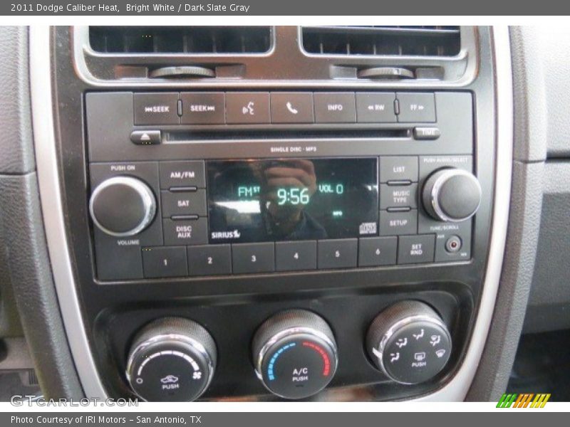 Bright White / Dark Slate Gray 2011 Dodge Caliber Heat