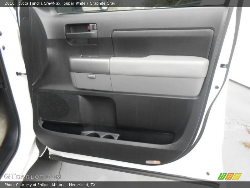 Super White / Graphite Gray 2010 Toyota Tundra CrewMax
