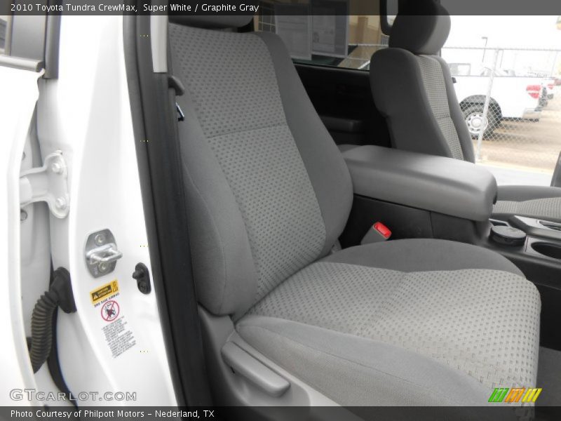 Super White / Graphite Gray 2010 Toyota Tundra CrewMax