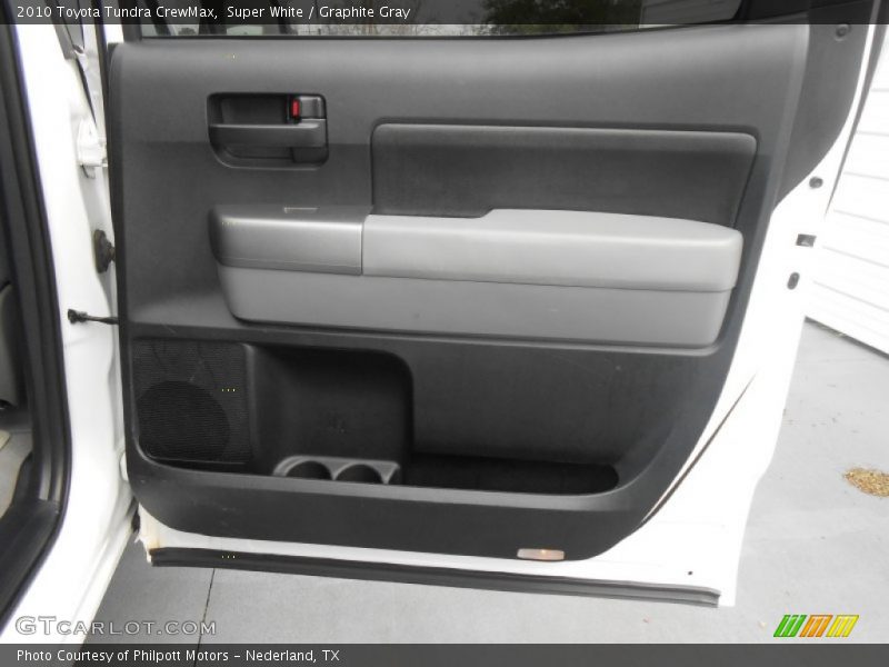 Super White / Graphite Gray 2010 Toyota Tundra CrewMax