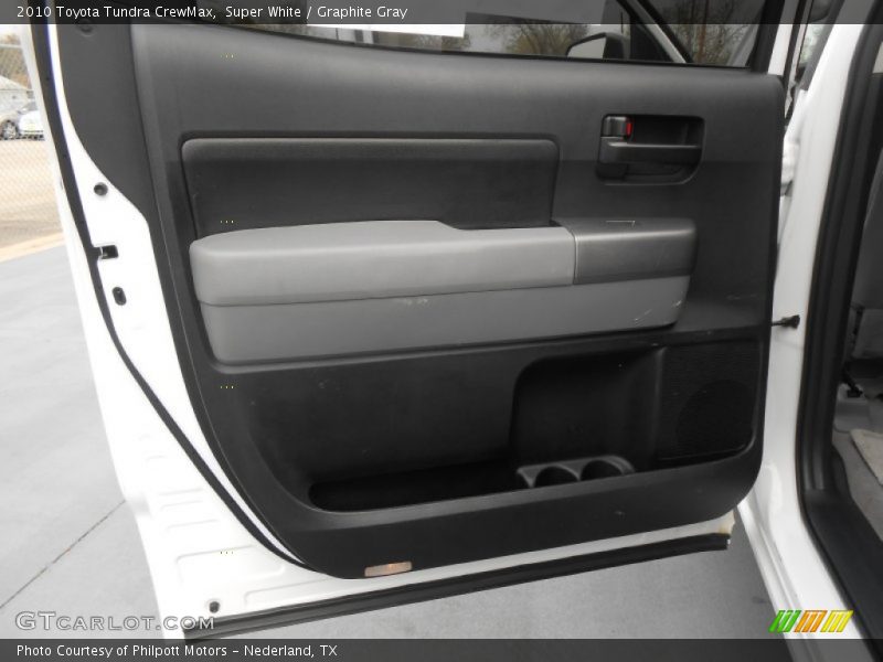 Super White / Graphite Gray 2010 Toyota Tundra CrewMax