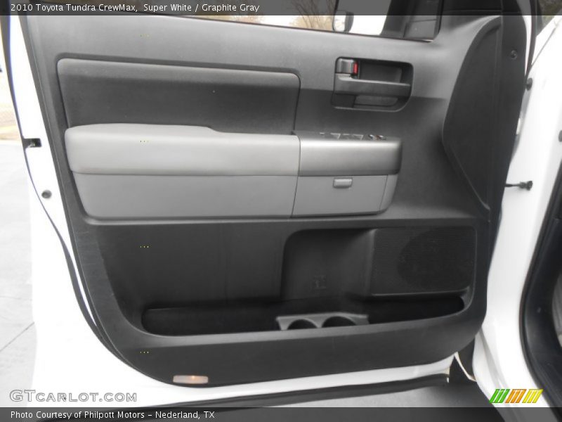 Super White / Graphite Gray 2010 Toyota Tundra CrewMax