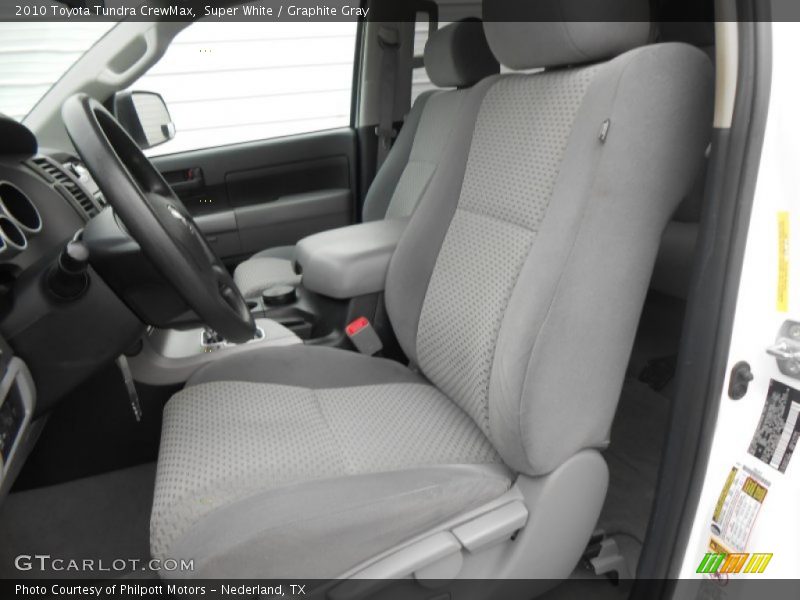 Super White / Graphite Gray 2010 Toyota Tundra CrewMax