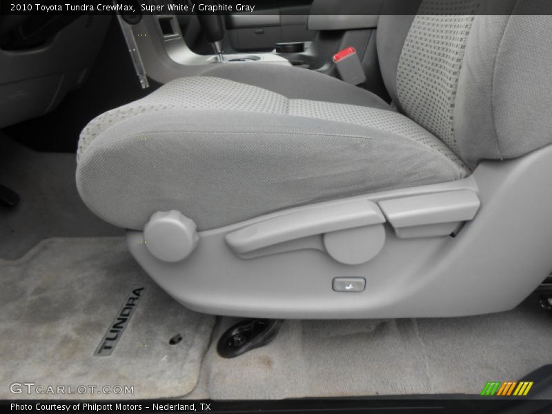 Super White / Graphite Gray 2010 Toyota Tundra CrewMax