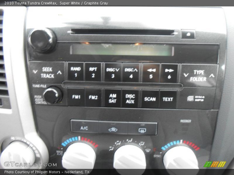 Super White / Graphite Gray 2010 Toyota Tundra CrewMax