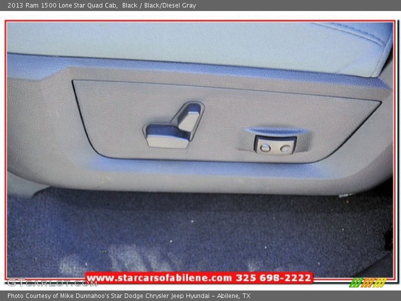 Black / Black/Diesel Gray 2013 Ram 1500 Lone Star Quad Cab