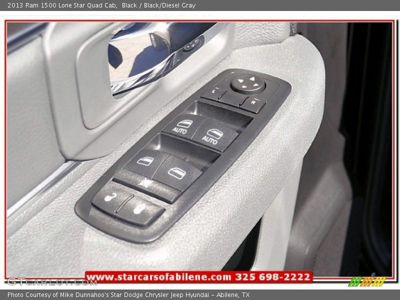 Black / Black/Diesel Gray 2013 Ram 1500 Lone Star Quad Cab