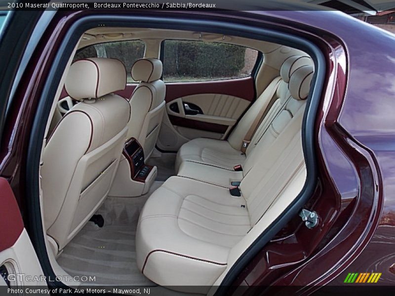 Rear Seat of 2010 Quattroporte 