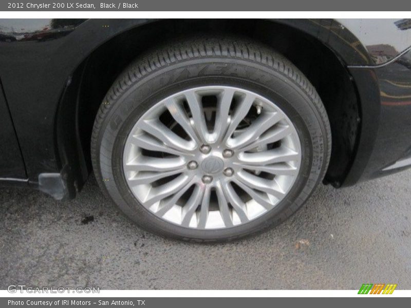 Black / Black 2012 Chrysler 200 LX Sedan