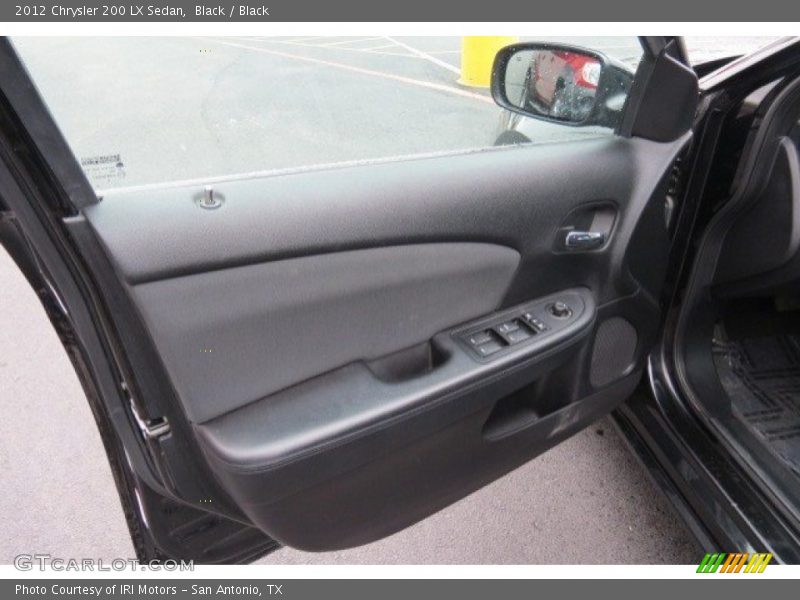 Black / Black 2012 Chrysler 200 LX Sedan