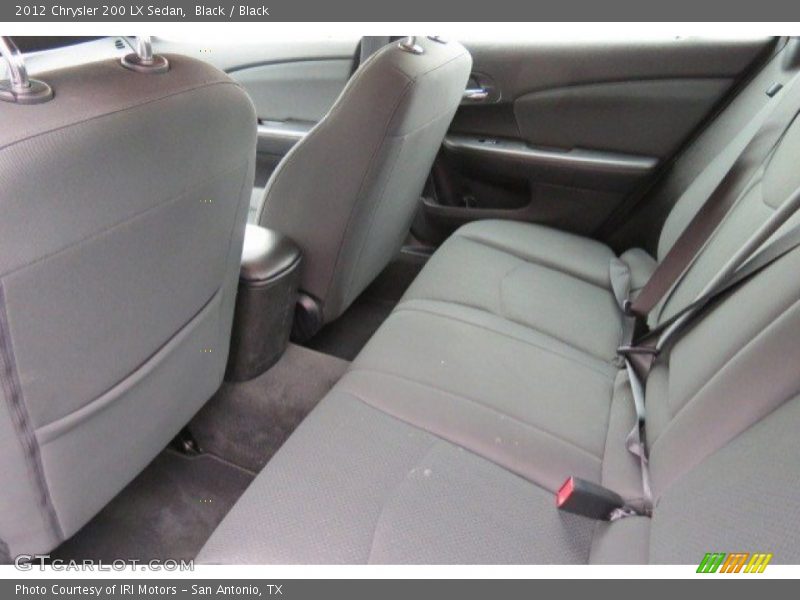 Black / Black 2012 Chrysler 200 LX Sedan