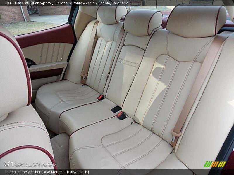 Rear Seat of 2010 Quattroporte 