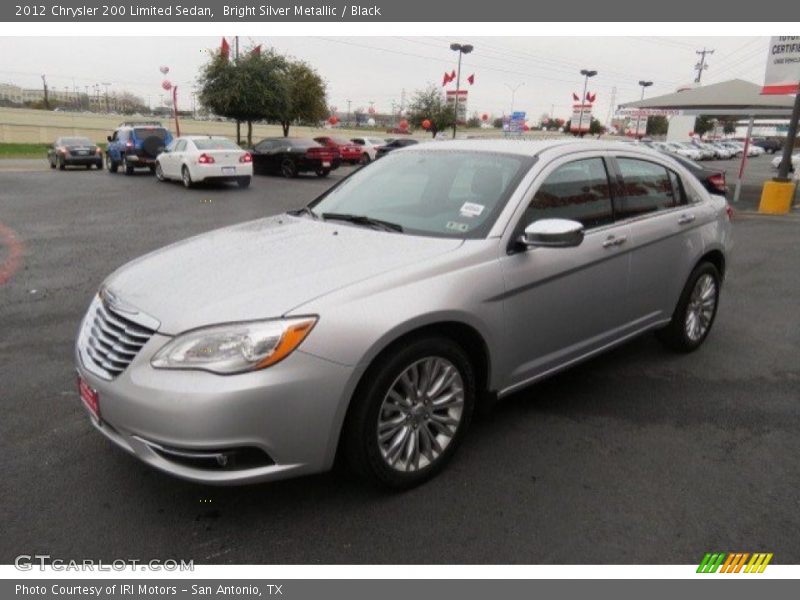 Bright Silver Metallic / Black 2012 Chrysler 200 Limited Sedan