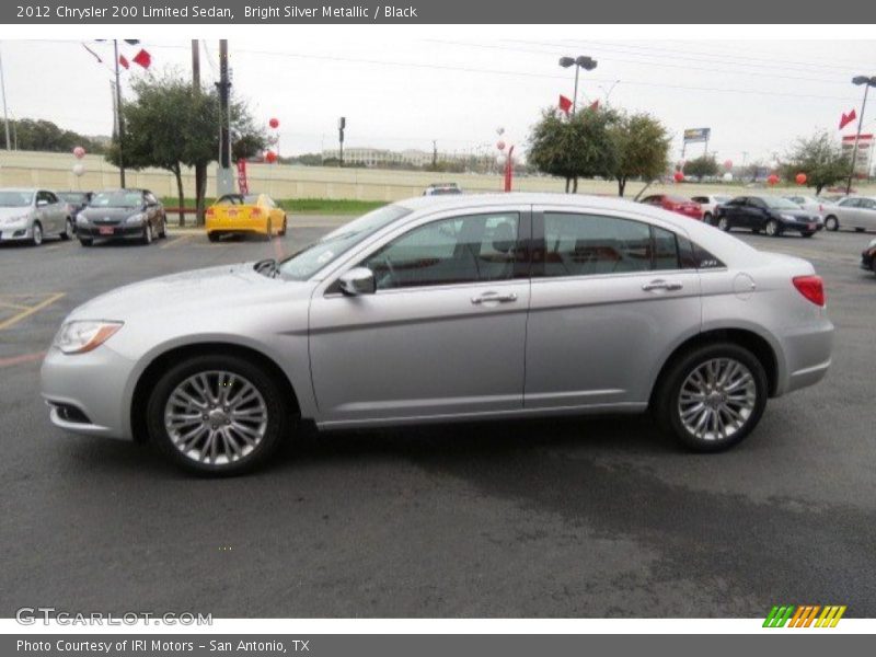 Bright Silver Metallic / Black 2012 Chrysler 200 Limited Sedan