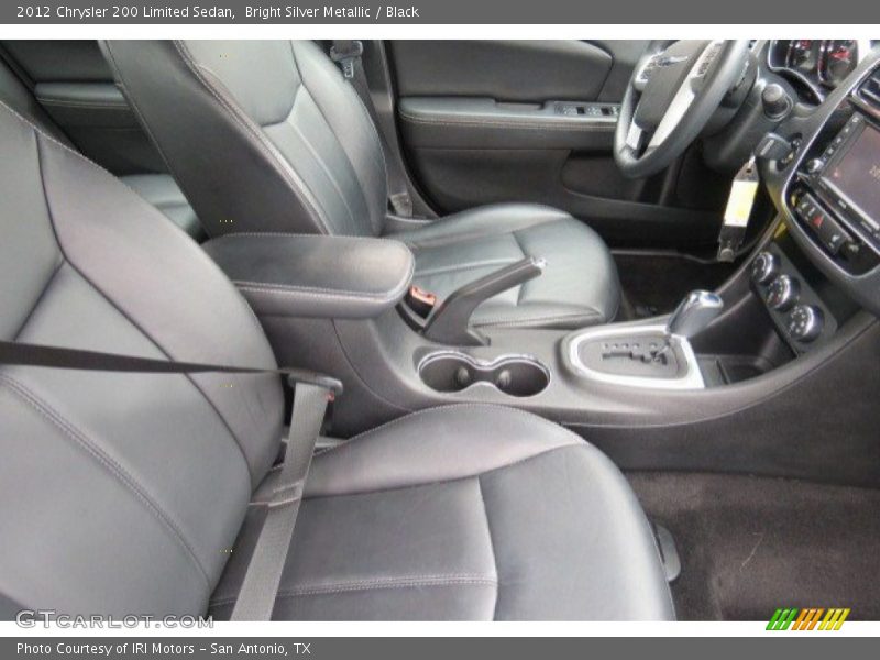 Bright Silver Metallic / Black 2012 Chrysler 200 Limited Sedan