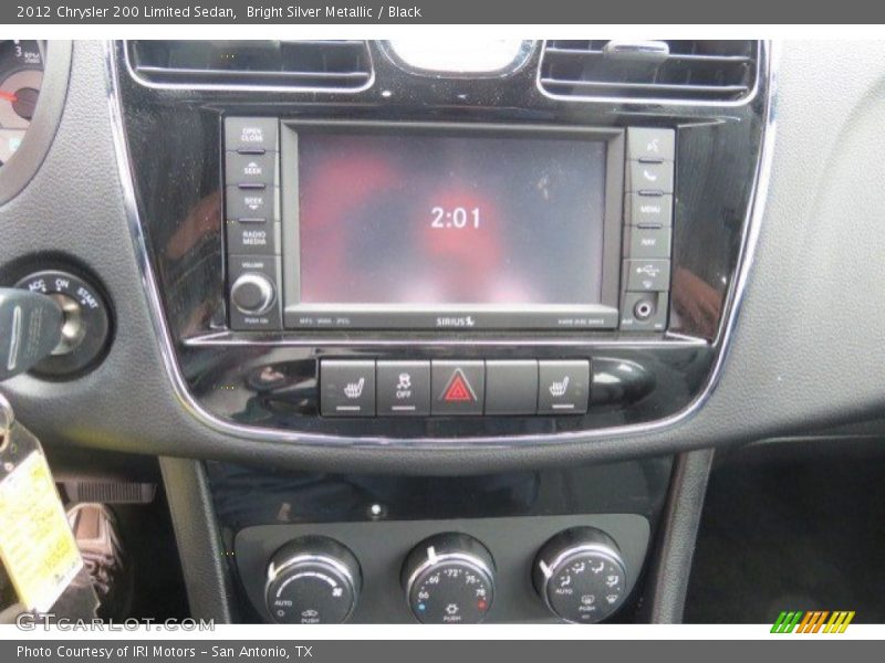 Bright Silver Metallic / Black 2012 Chrysler 200 Limited Sedan