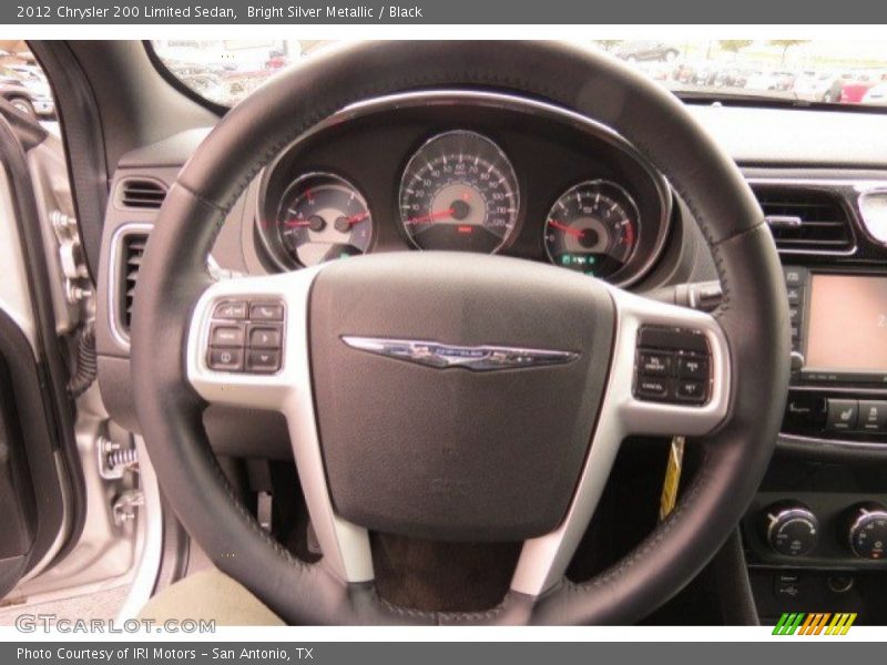Bright Silver Metallic / Black 2012 Chrysler 200 Limited Sedan