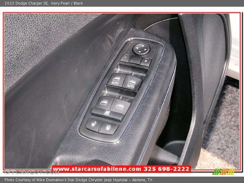 Ivory Pearl / Black 2013 Dodge Charger SE