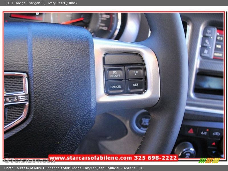 Ivory Pearl / Black 2013 Dodge Charger SE