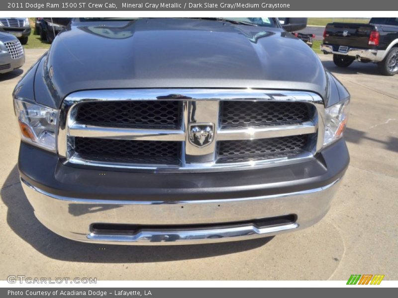 Mineral Gray Metallic / Dark Slate Gray/Medium Graystone 2011 Dodge Ram 1500 ST Crew Cab