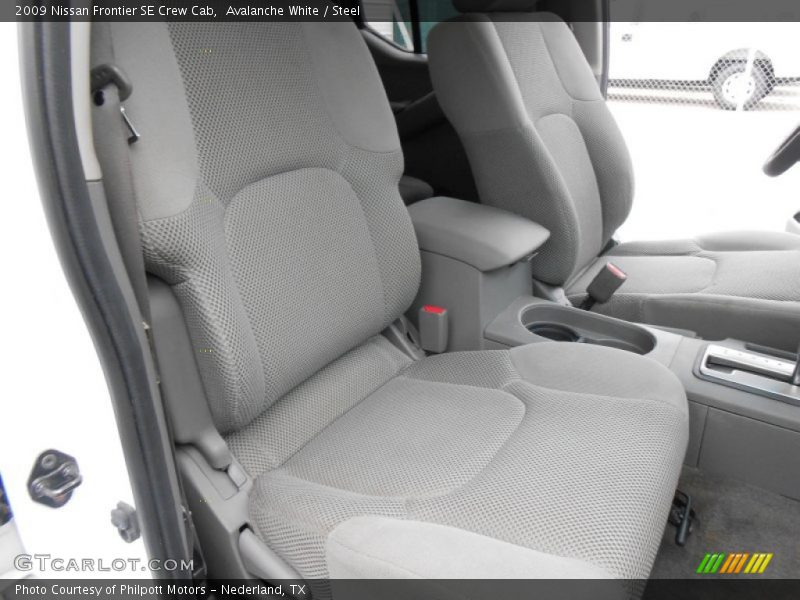 Avalanche White / Steel 2009 Nissan Frontier SE Crew Cab
