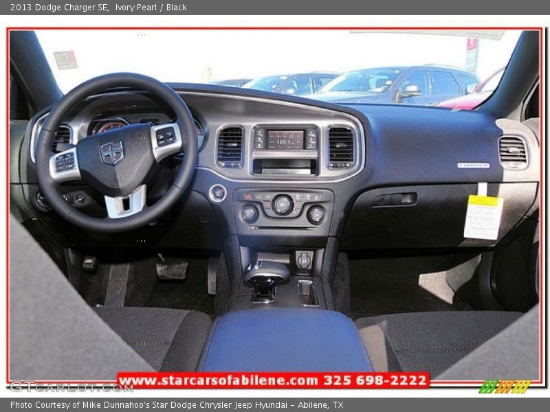Ivory Pearl / Black 2013 Dodge Charger SE