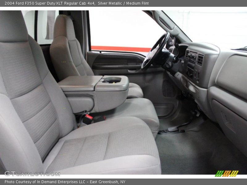 Silver Metallic / Medium Flint 2004 Ford F350 Super Duty XLT Regular Cab 4x4