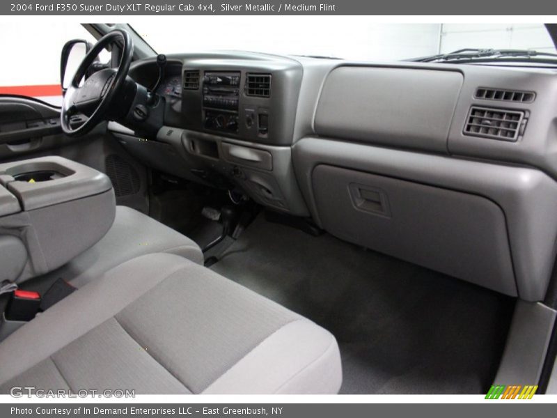 Silver Metallic / Medium Flint 2004 Ford F350 Super Duty XLT Regular Cab 4x4