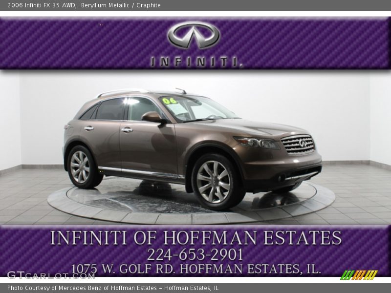 Beryllium Metallic / Graphite 2006 Infiniti FX 35 AWD