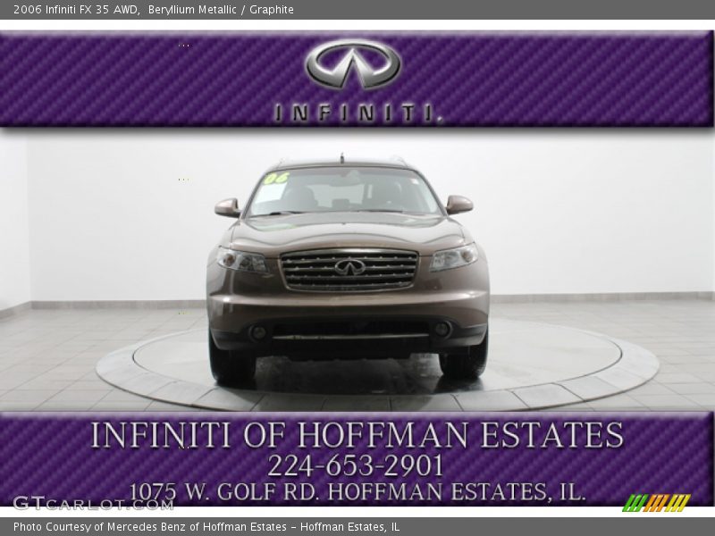 Beryllium Metallic / Graphite 2006 Infiniti FX 35 AWD