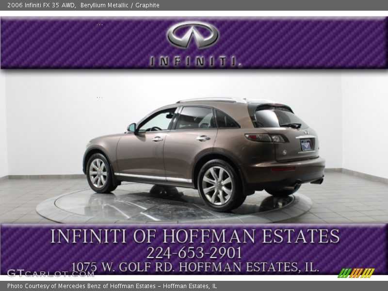 Beryllium Metallic / Graphite 2006 Infiniti FX 35 AWD