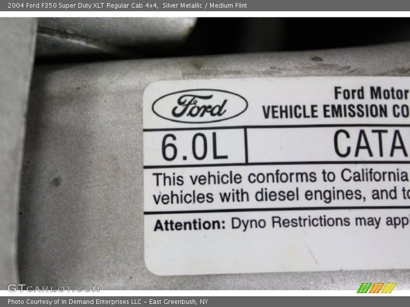Silver Metallic / Medium Flint 2004 Ford F350 Super Duty XLT Regular Cab 4x4