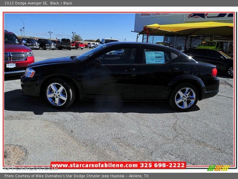 Black / Black 2013 Dodge Avenger SE