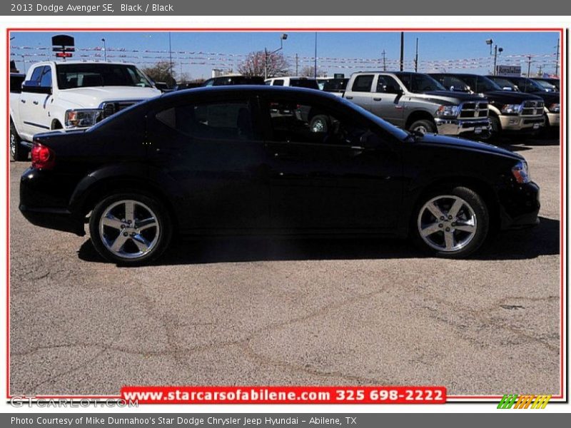 Black / Black 2013 Dodge Avenger SE