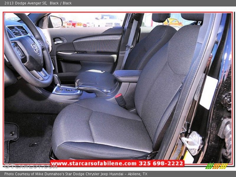 Black / Black 2013 Dodge Avenger SE