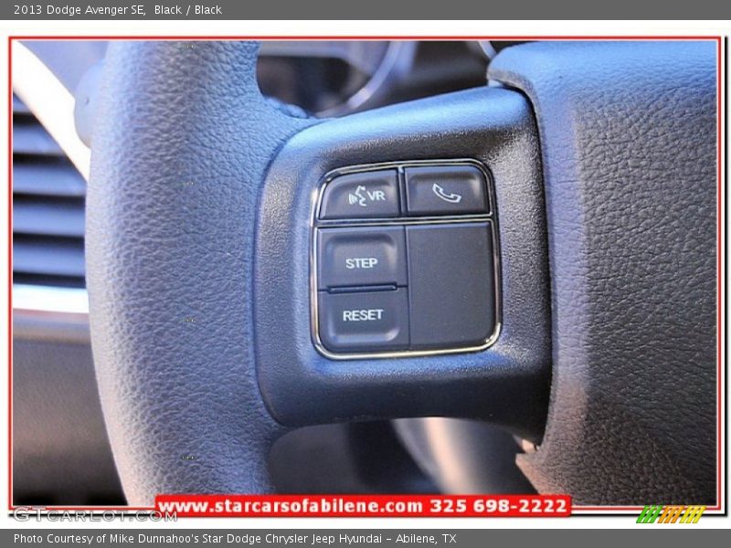 Black / Black 2013 Dodge Avenger SE