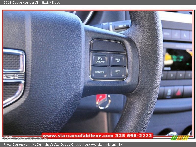 Black / Black 2013 Dodge Avenger SE