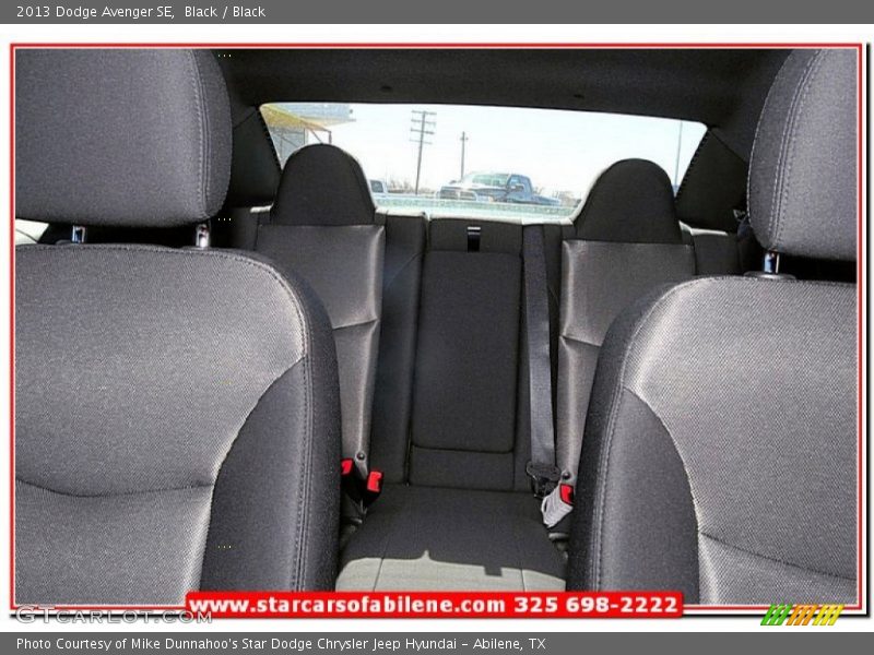 Black / Black 2013 Dodge Avenger SE