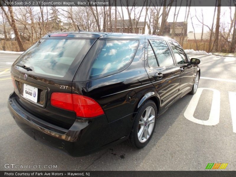Black / Parchment 2006 Saab 9-5 2.3T SportCombi Wagon